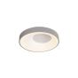 Πλαφονιέρα Οροφής D48x9cm LED 36W 3300lm 3CCT Γκρι Μέταλλο -Ακρυλικό Inlight 42040-Grey